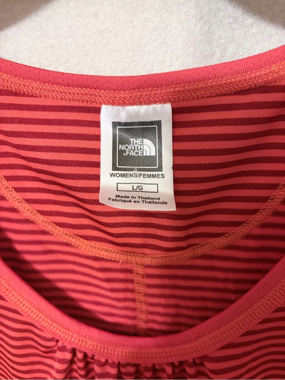 The North Face Coral Striped Short-Sleeve Scoop Top - Picture 2 of 3